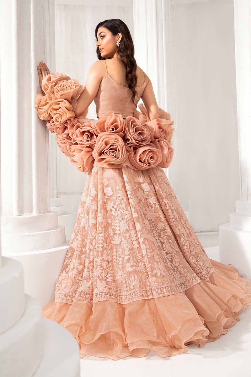 Embroidered Organza Fabric (1Pc) | LF-710 thumbnail