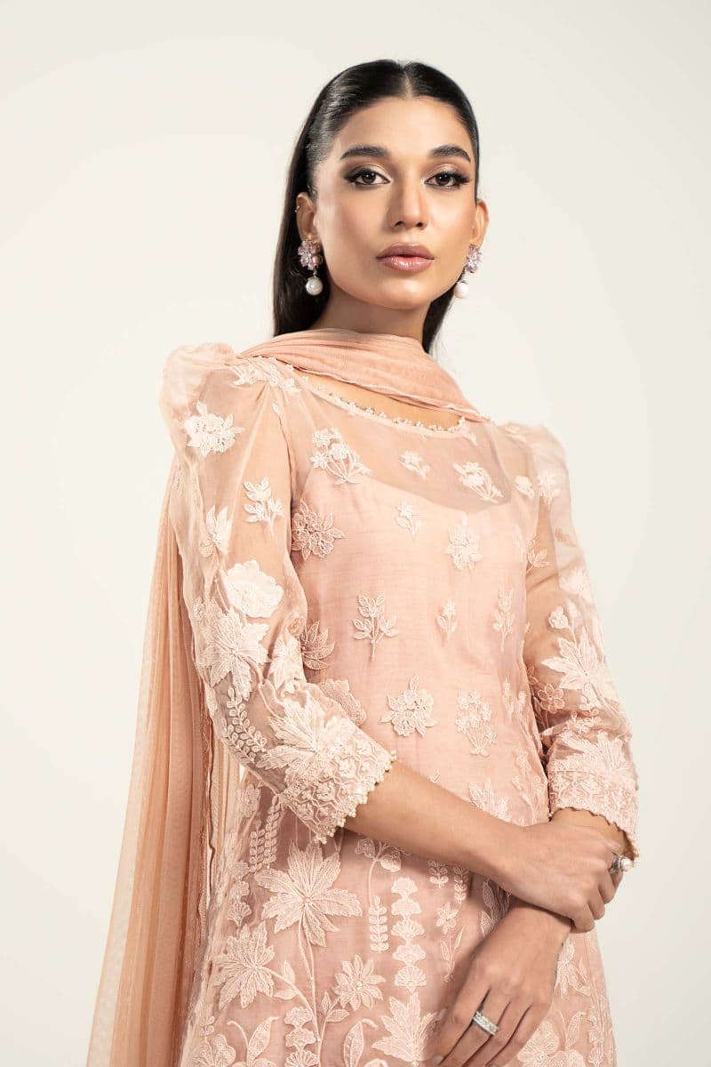 Embroidered Organza Fabric (1Pc) | LF-710 thumbnail