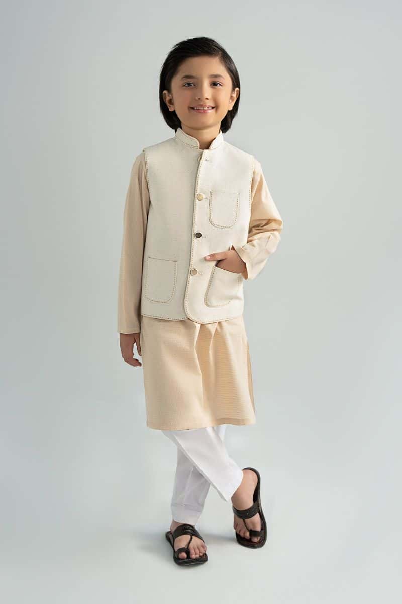 Natural Karandi Waistcoat