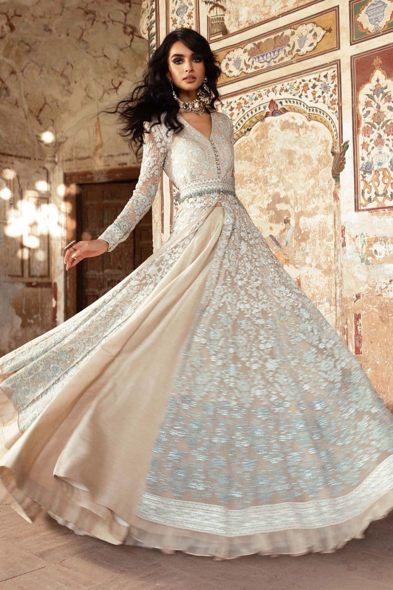 Embroidered Chiffon Fabric (2Pcs) | LF-918 thumbnail