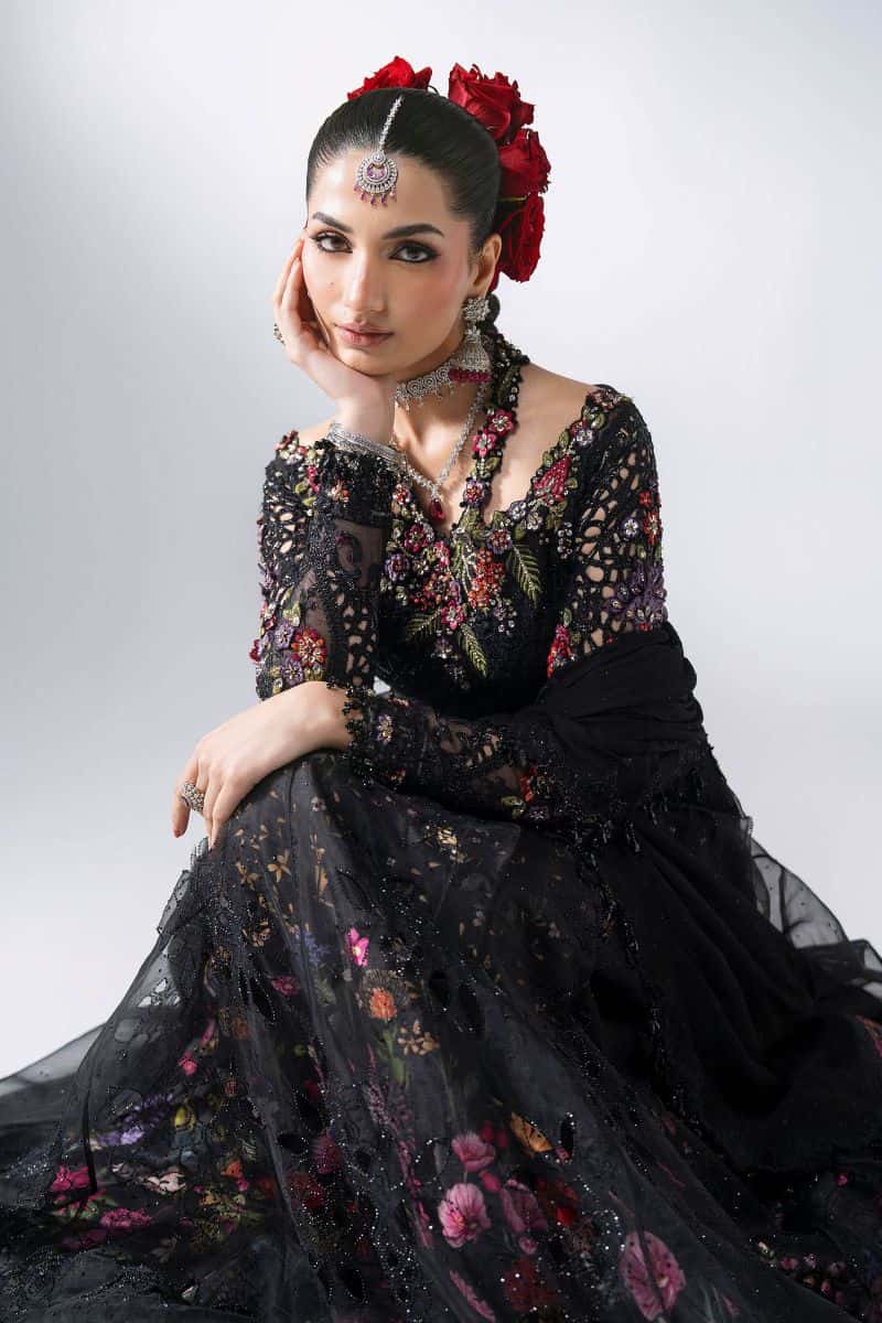 3 Piece Unstitched Embroidered Organza Suit