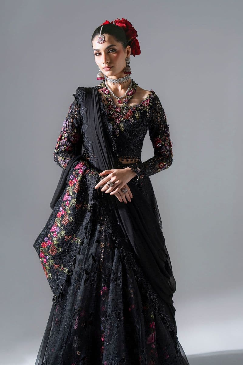 3 Piece Unstitched Embroidered Organza Suit thumbnail