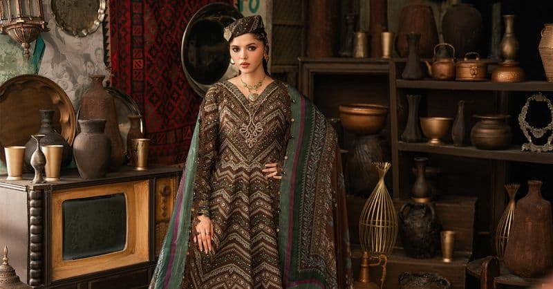 3 Piece Unstitched Embroidered Cambric Suit thumbnail