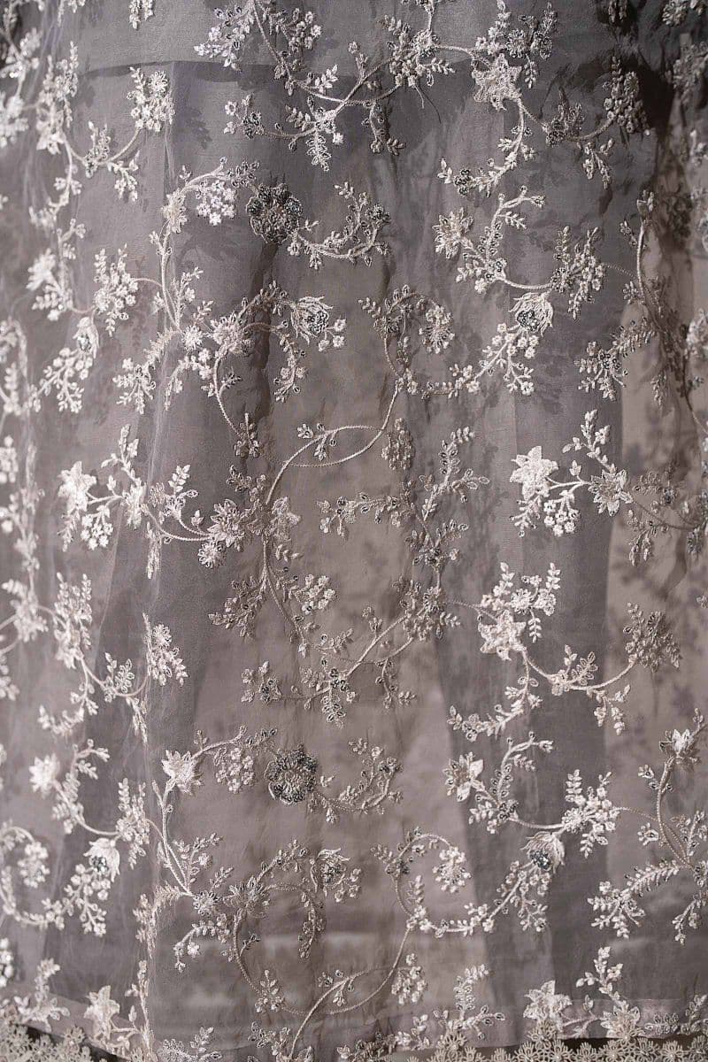 Embroidered Organza Fabric (1Pc) thumbnail