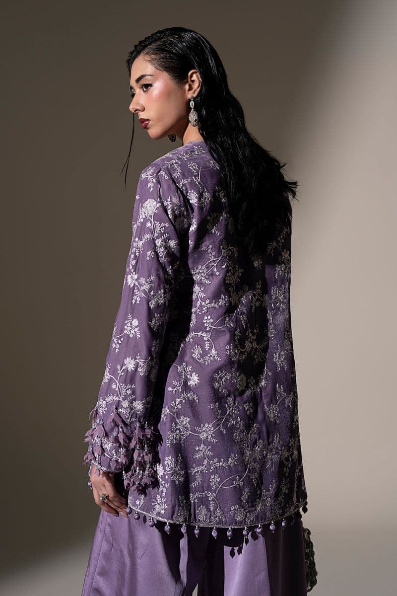 Embroidered Velvet Fabric (1Pc) thumbnail