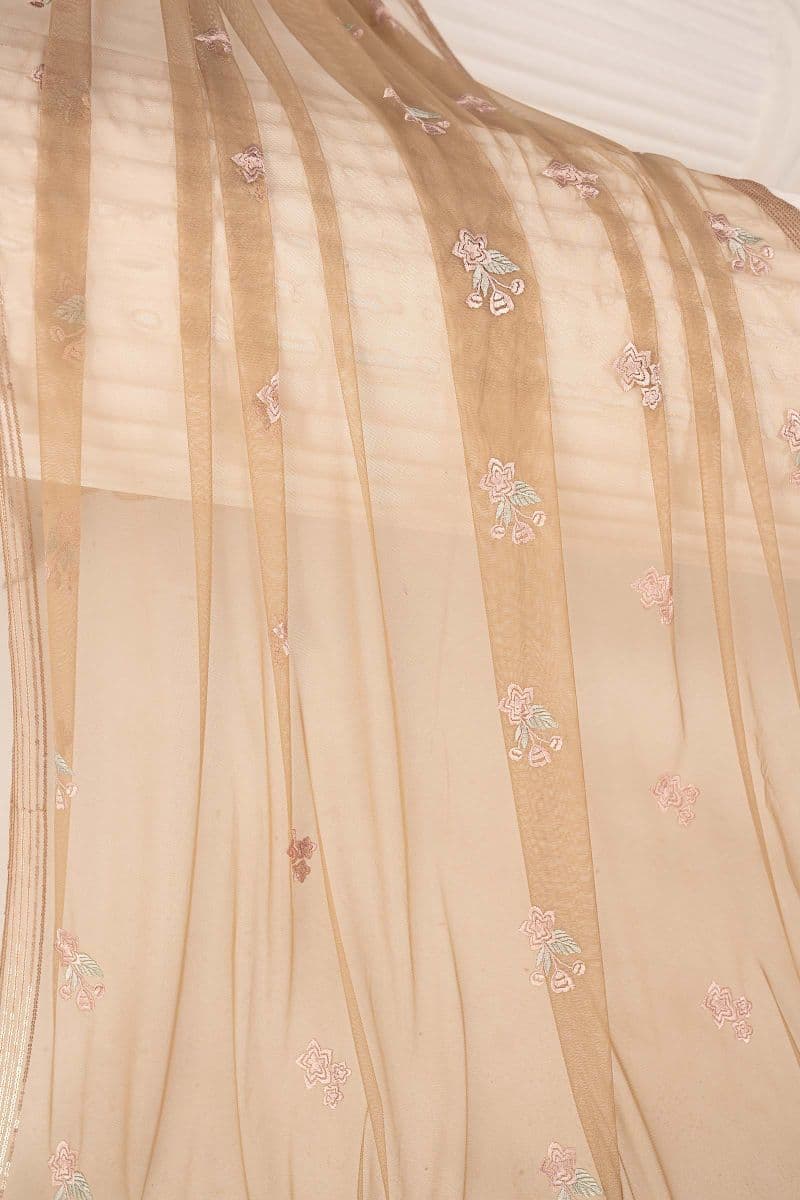 Embroidered Net Fabric (2Pcs) thumbnail