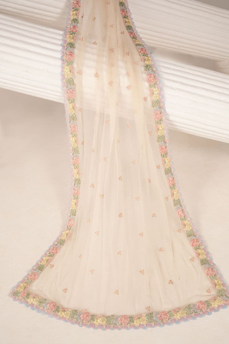 Embroidered Chiffon Fabric (2Pcs) thumbnail