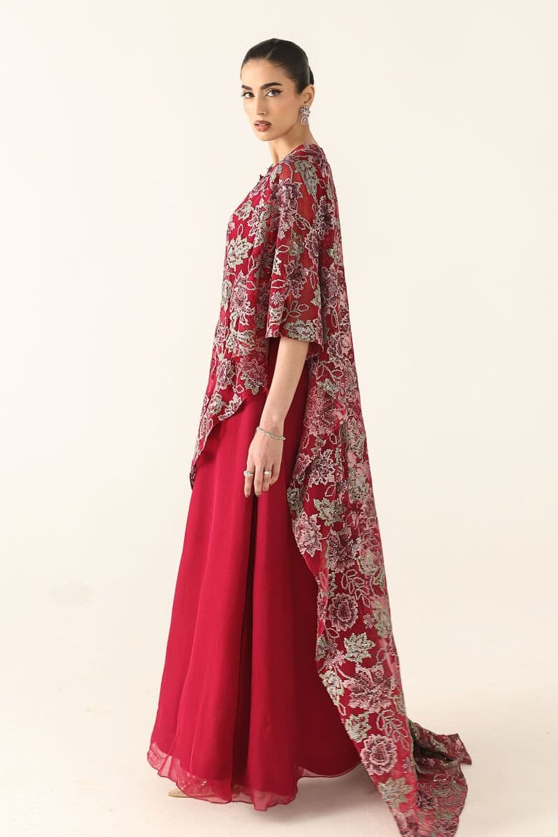 Embroidered Chiffon Fabric (3Pcs) thumbnail