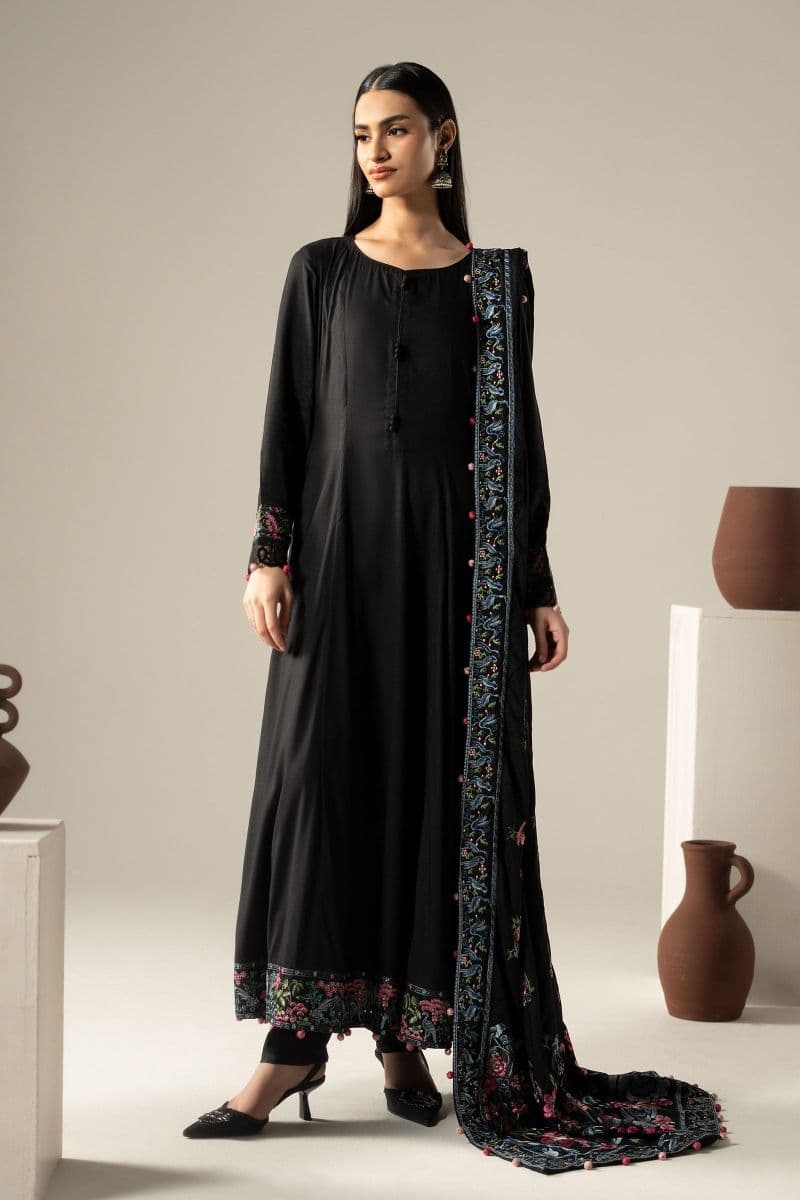 3 Piece Embroidered Linen Suit thumbnail