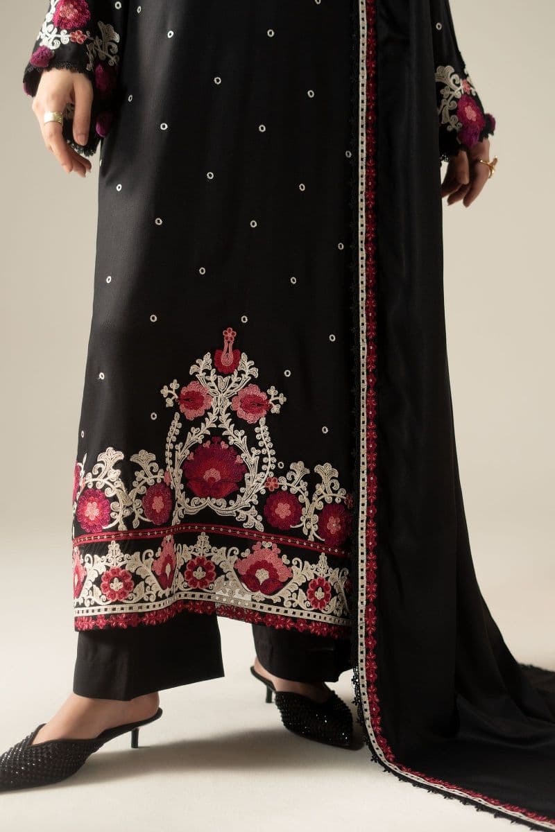 3 Piece Embroidered Marina Twill Suit thumbnail