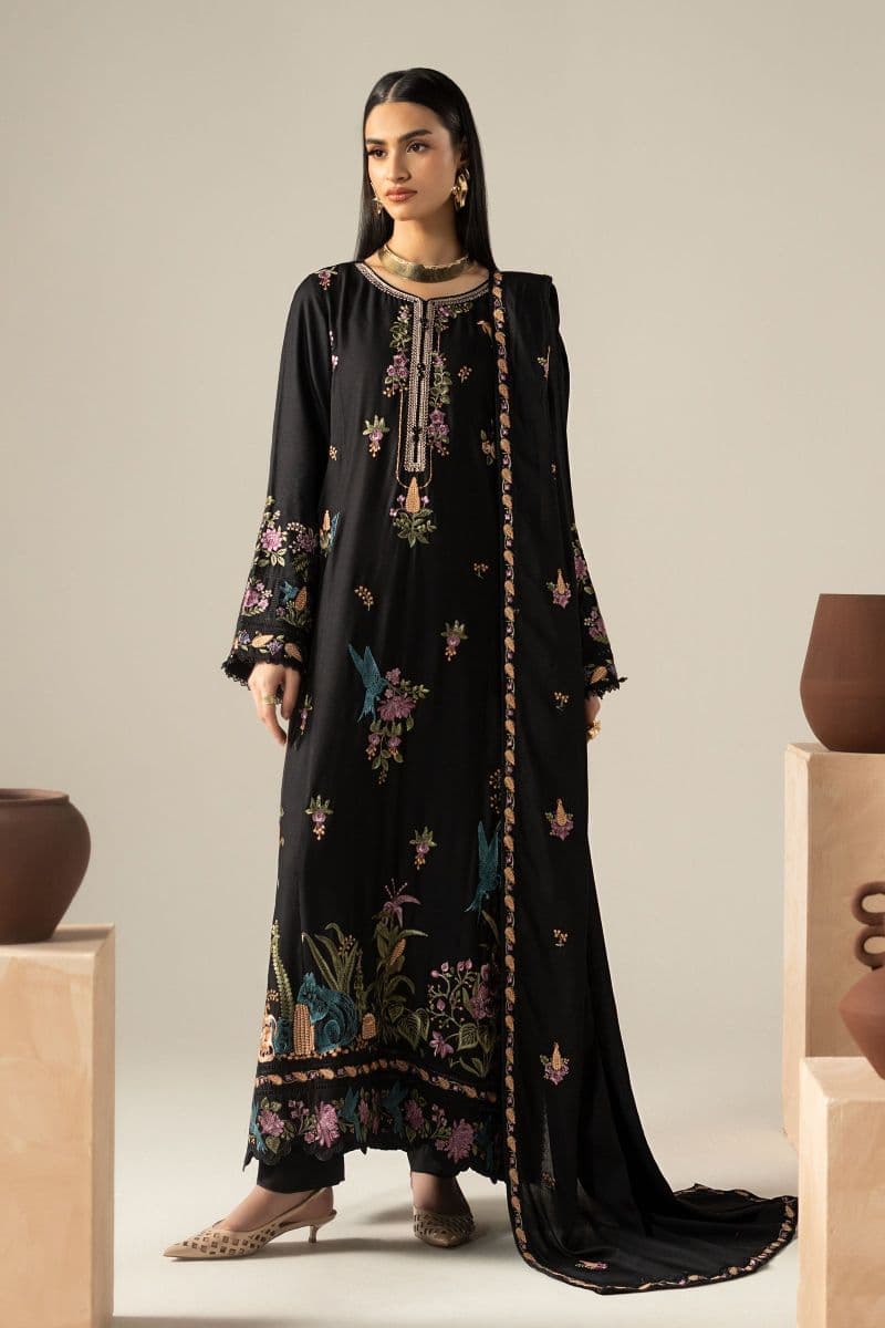 3 Piece Embroidered Linen Suit thumbnail