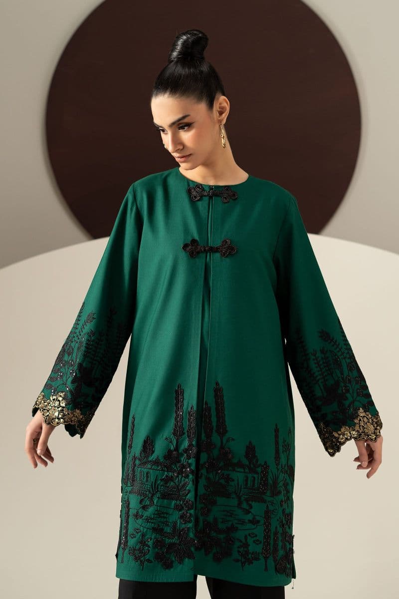 3 Piece Embroidered Linen Suit thumbnail