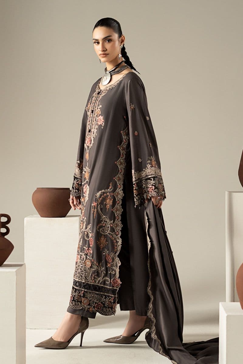 3 Piece Embroidered Linen Suit thumbnail