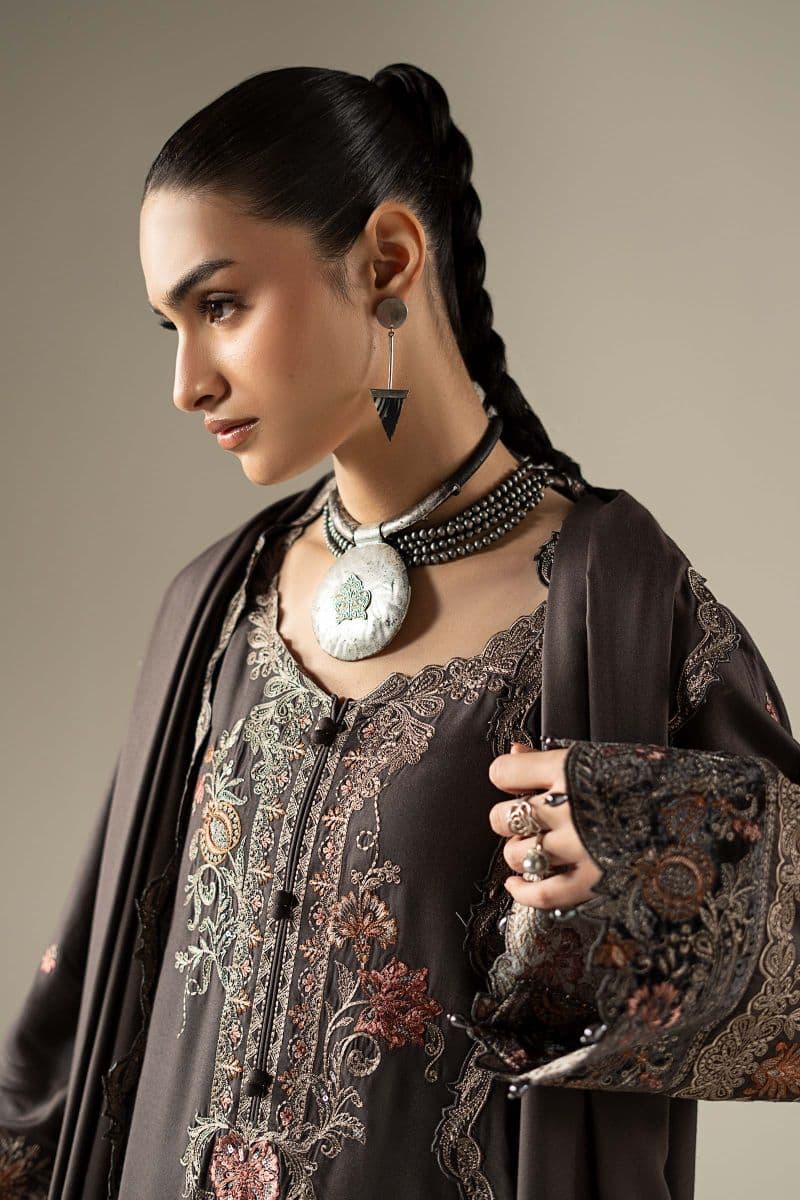 3 Piece Embroidered Linen Suit thumbnail