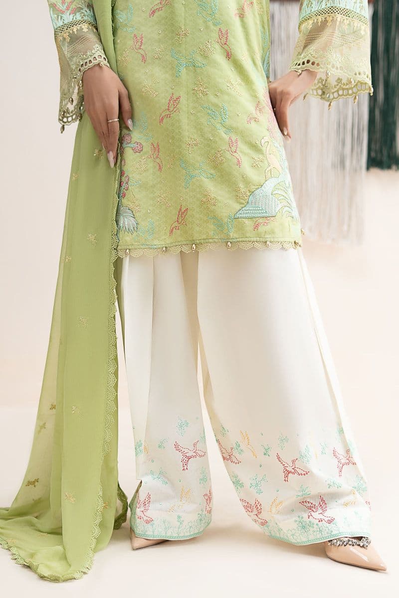 3 Piece Embroidered Dobby Lawn Suit thumbnail