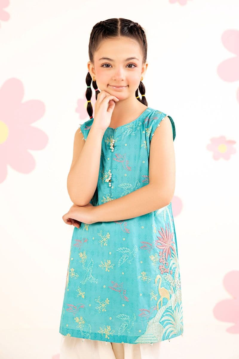 2 Piece Embroidered Dobby Lawn Suit thumbnail