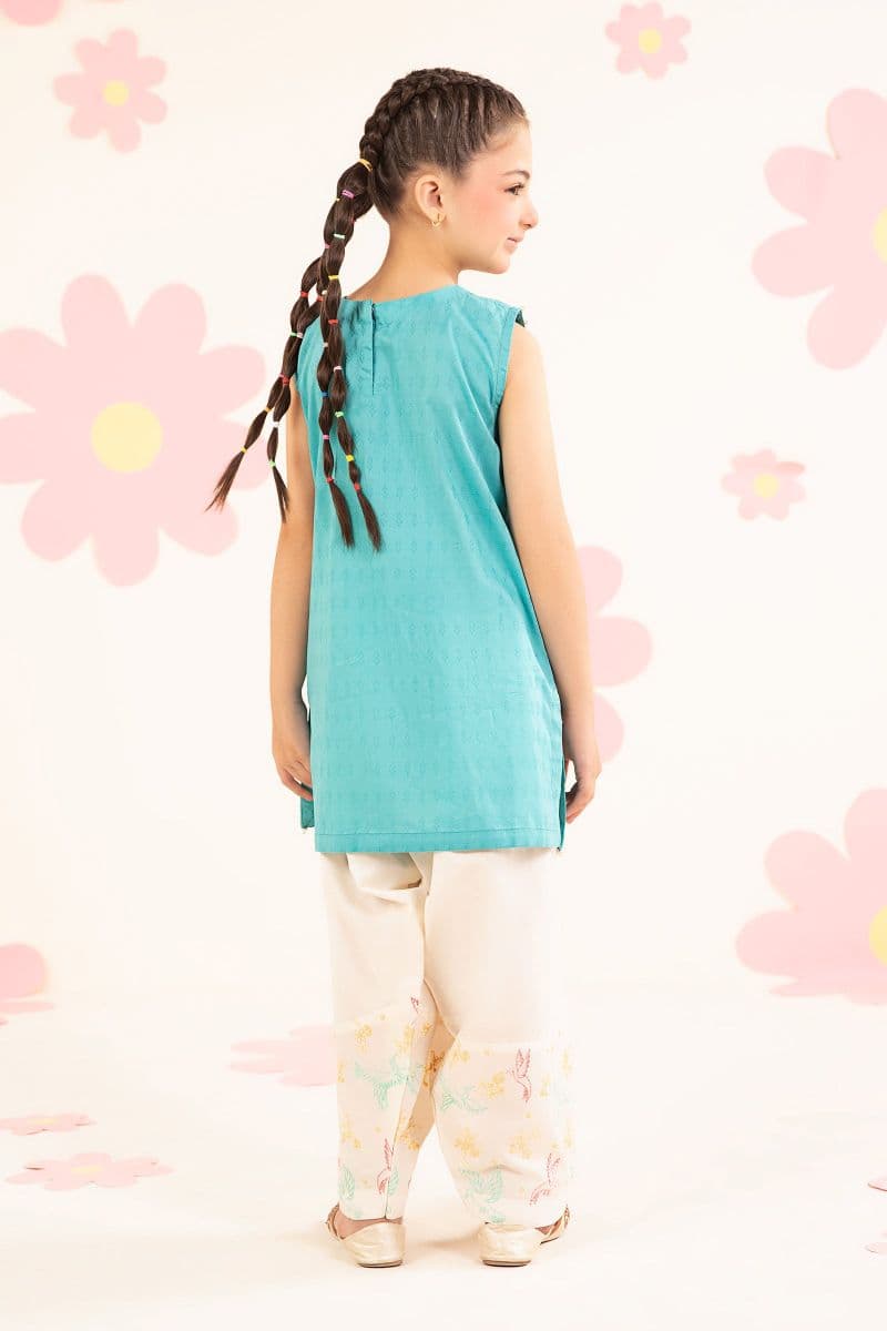 2 Piece Embroidered Dobby Lawn Suit thumbnail