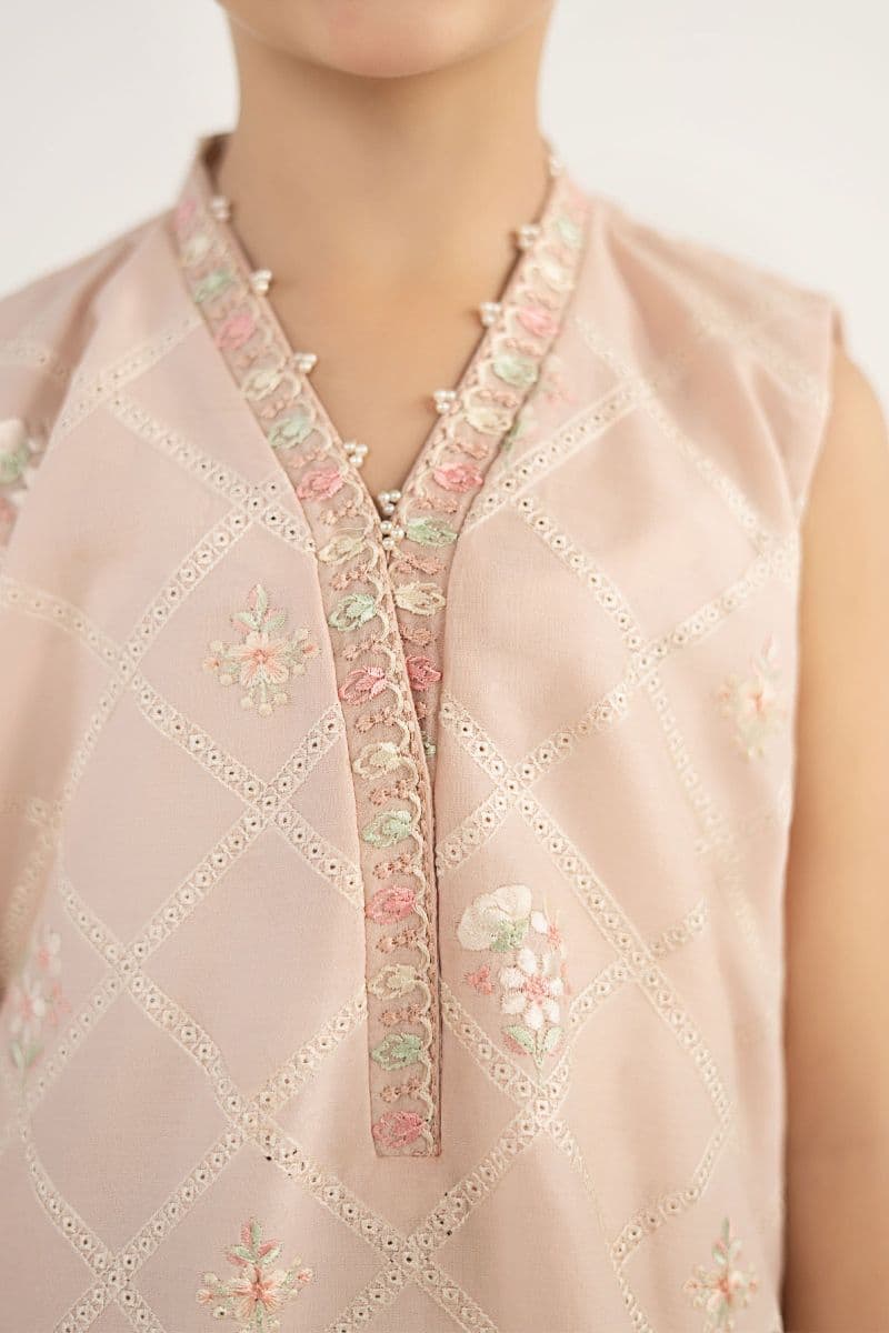 3 Piece Embroidered Dobby Lawn Suit thumbnail