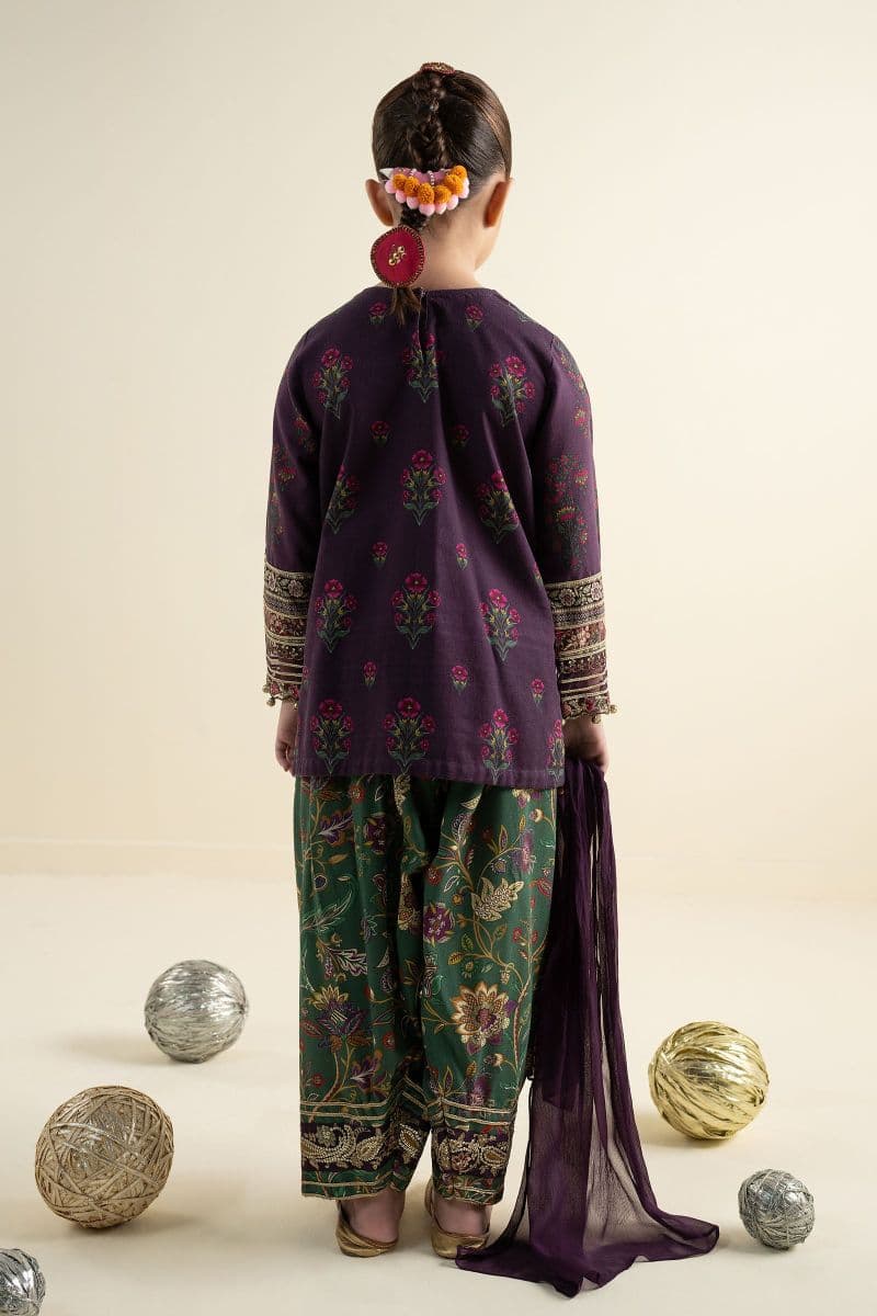 3 Piece Embroidered Khaddar Suit thumbnail