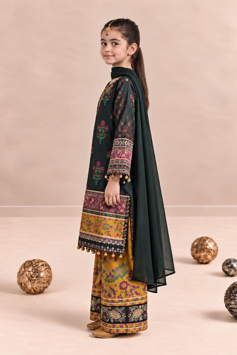 3 Piece Embroidered Khaddar Suit thumbnail