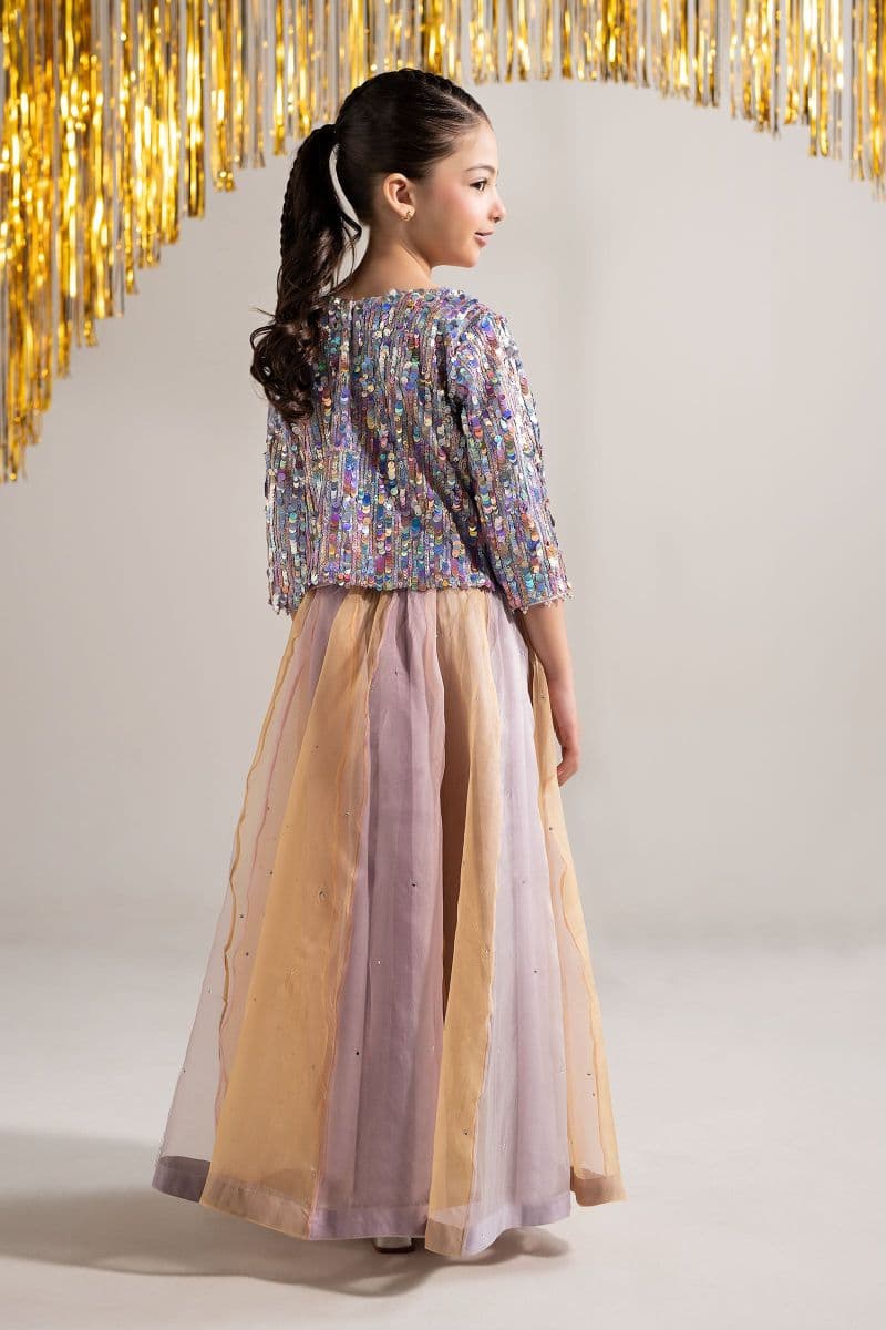 2 Piece Embellished Net Suit thumbnail