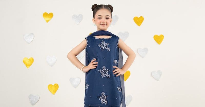 3 Piece Embroidered Organza Suit thumbnail