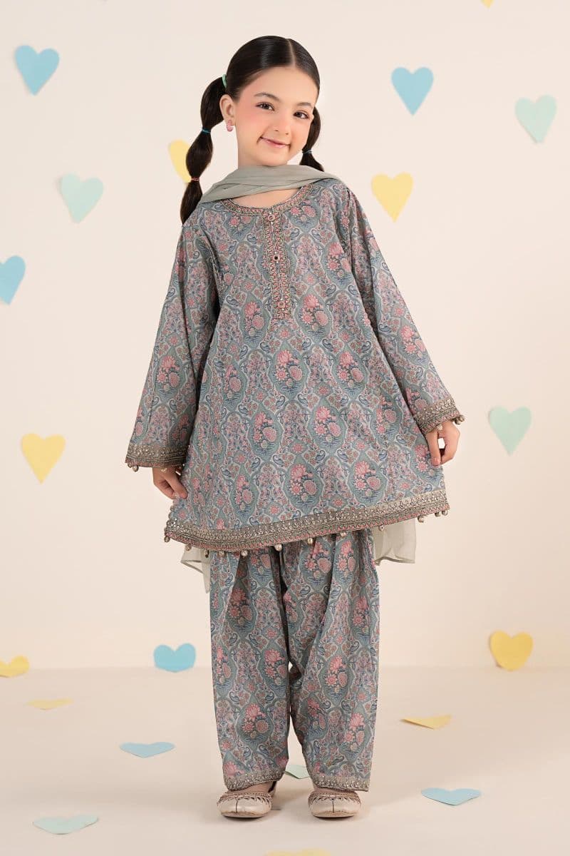 3 Piece Embroidered Lawn Suit thumbnail