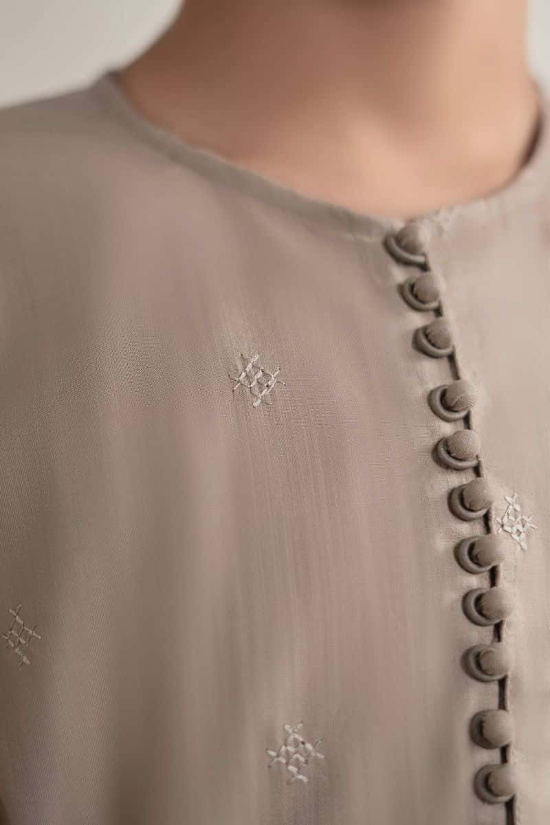 Embroidered Abalone Kurta - alternate view