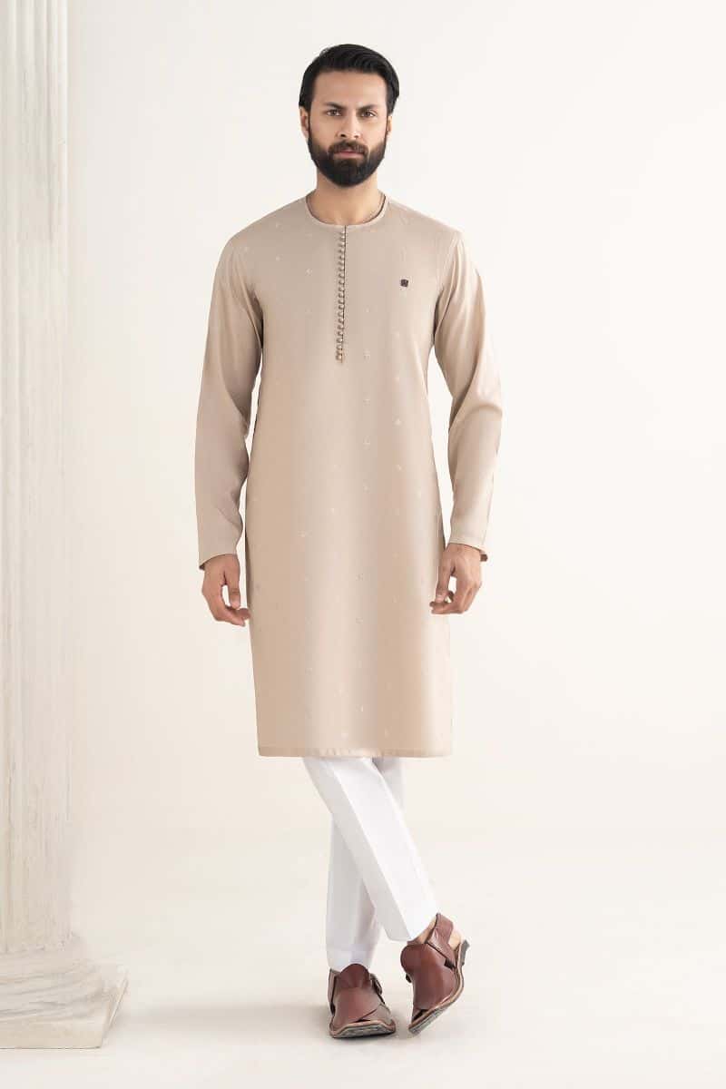Embroidered Abalone Kurta