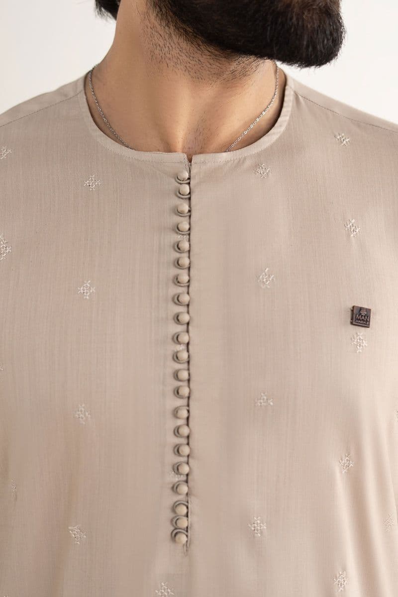 Embroidered Abalone Kurta thumbnail