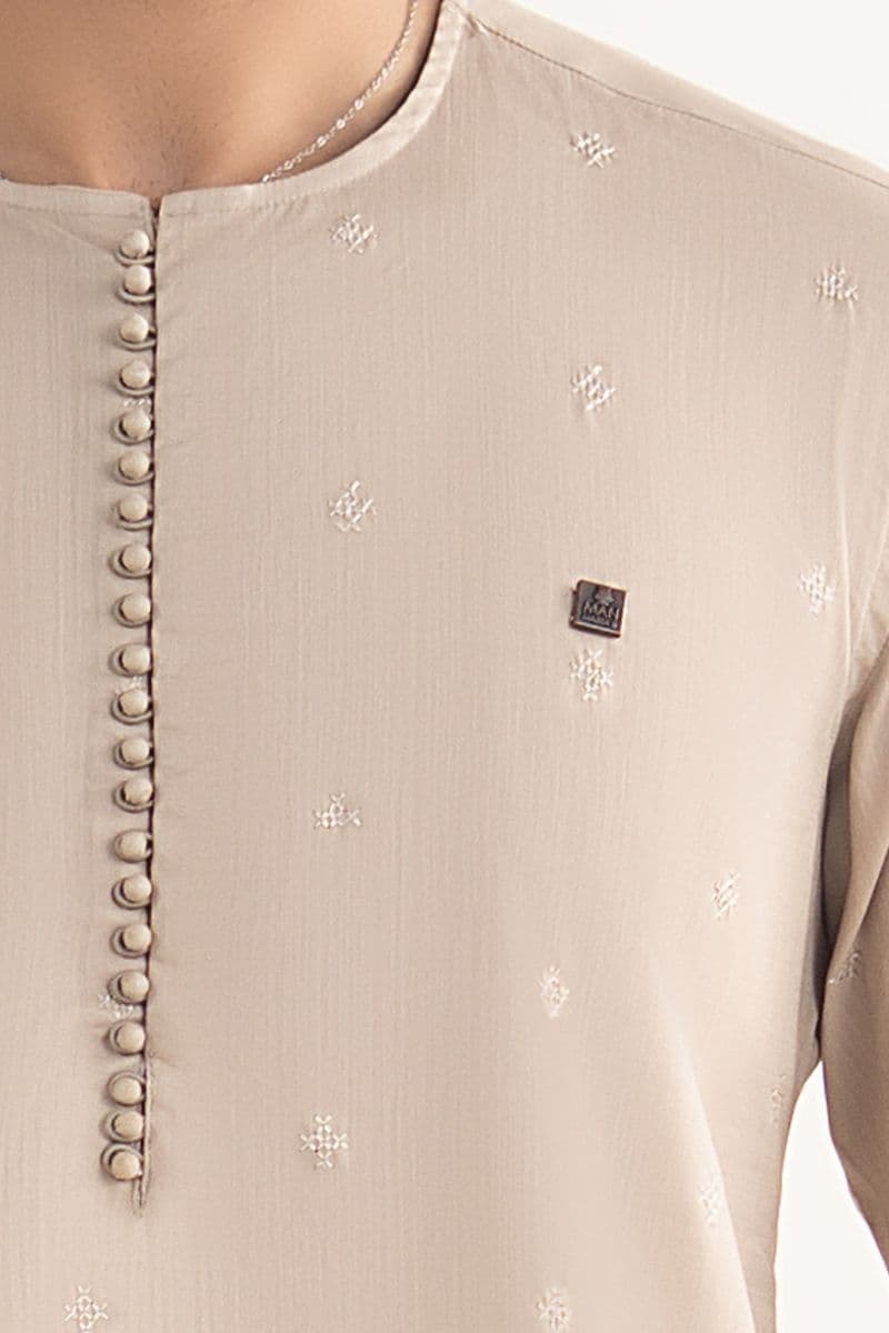 Embroidered Abalone Kurta thumbnail