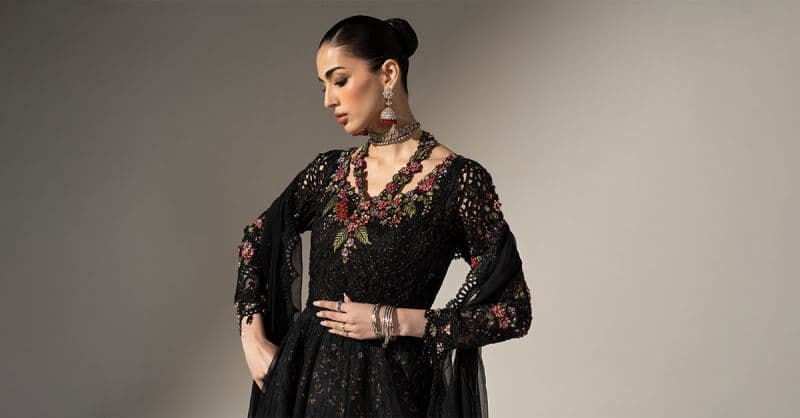 3 Piece Embroidered Organza Suit thumbnail