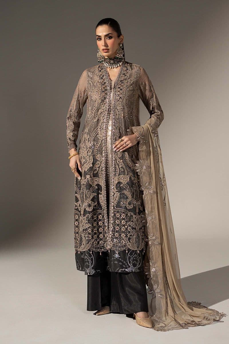 3 Piece Embroidered Chiffon Suit thumbnail