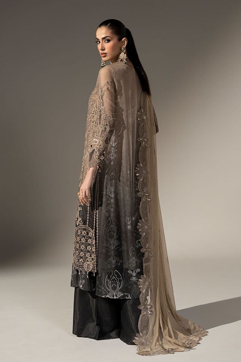 3 Piece Embroidered Chiffon Suit thumbnail