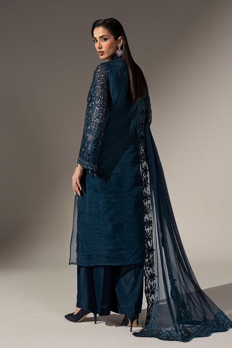 3 Piece Embroidered Organza Suit thumbnail