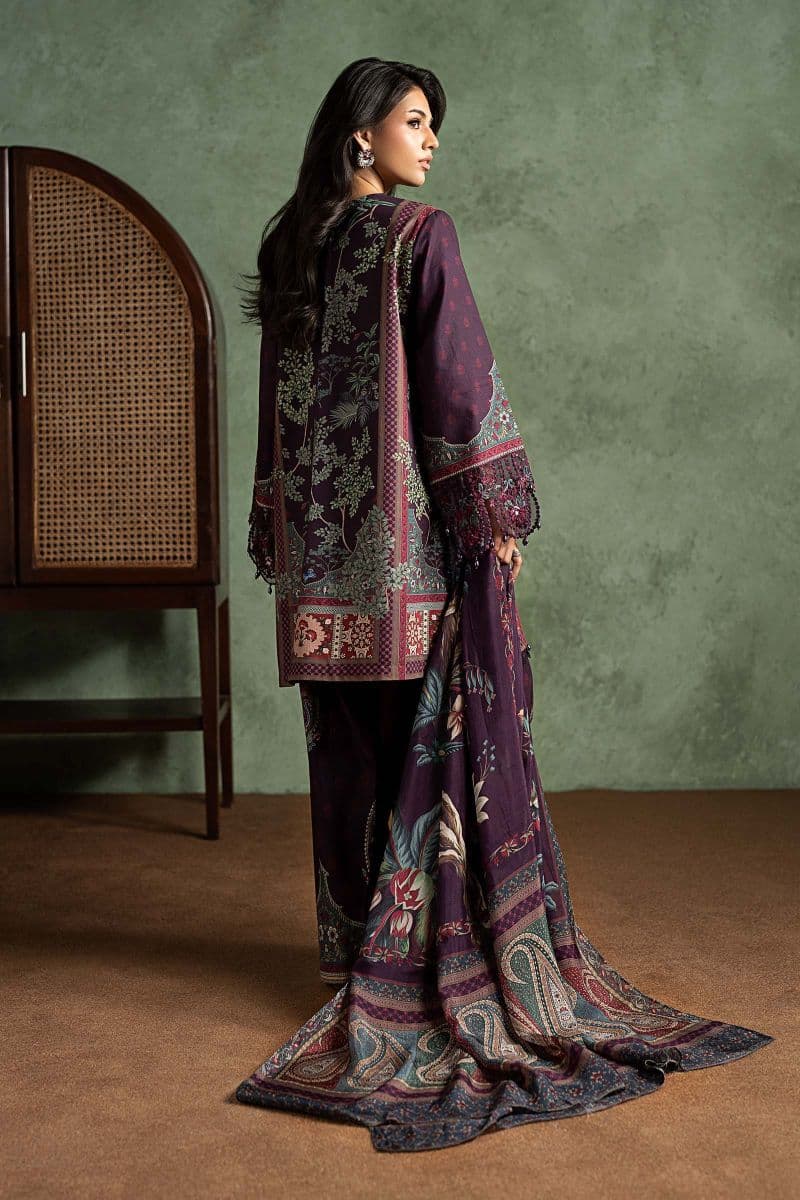 3 Piece Embroidered Cambric Suit thumbnail