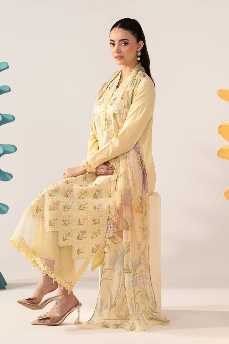 3 Piece Embroidered Lawn Suit thumbnail