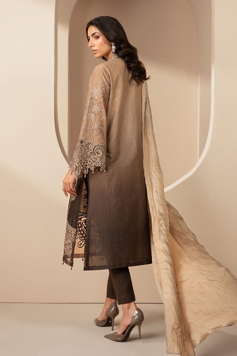 3 Piece Embroidered Jacquard Lawn Suit thumbnail