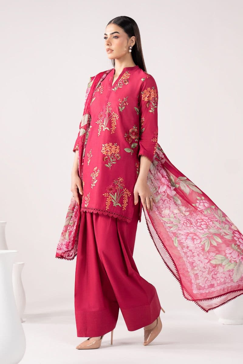 3 Piece Embroidered Lawn Suit thumbnail