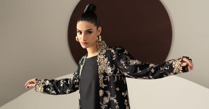 2 Piece Embroidered Linen Suit thumbnail