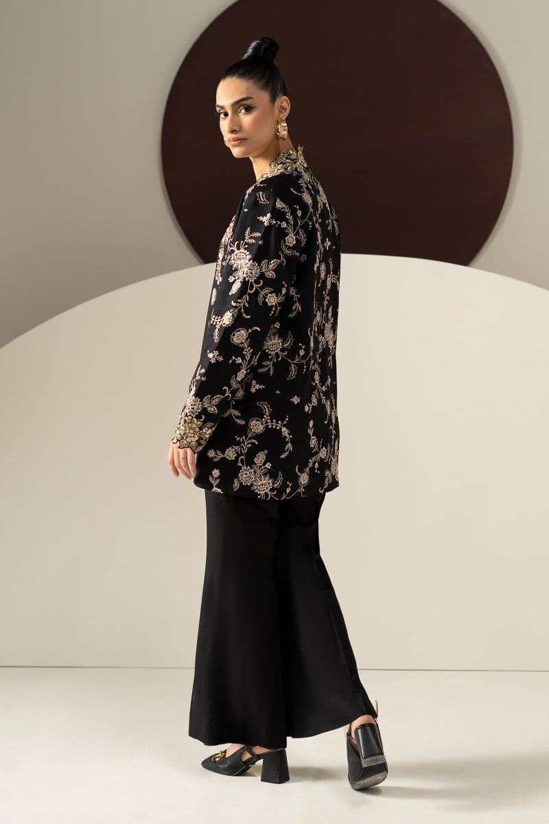 2 Piece Embroidered Linen Suit thumbnail