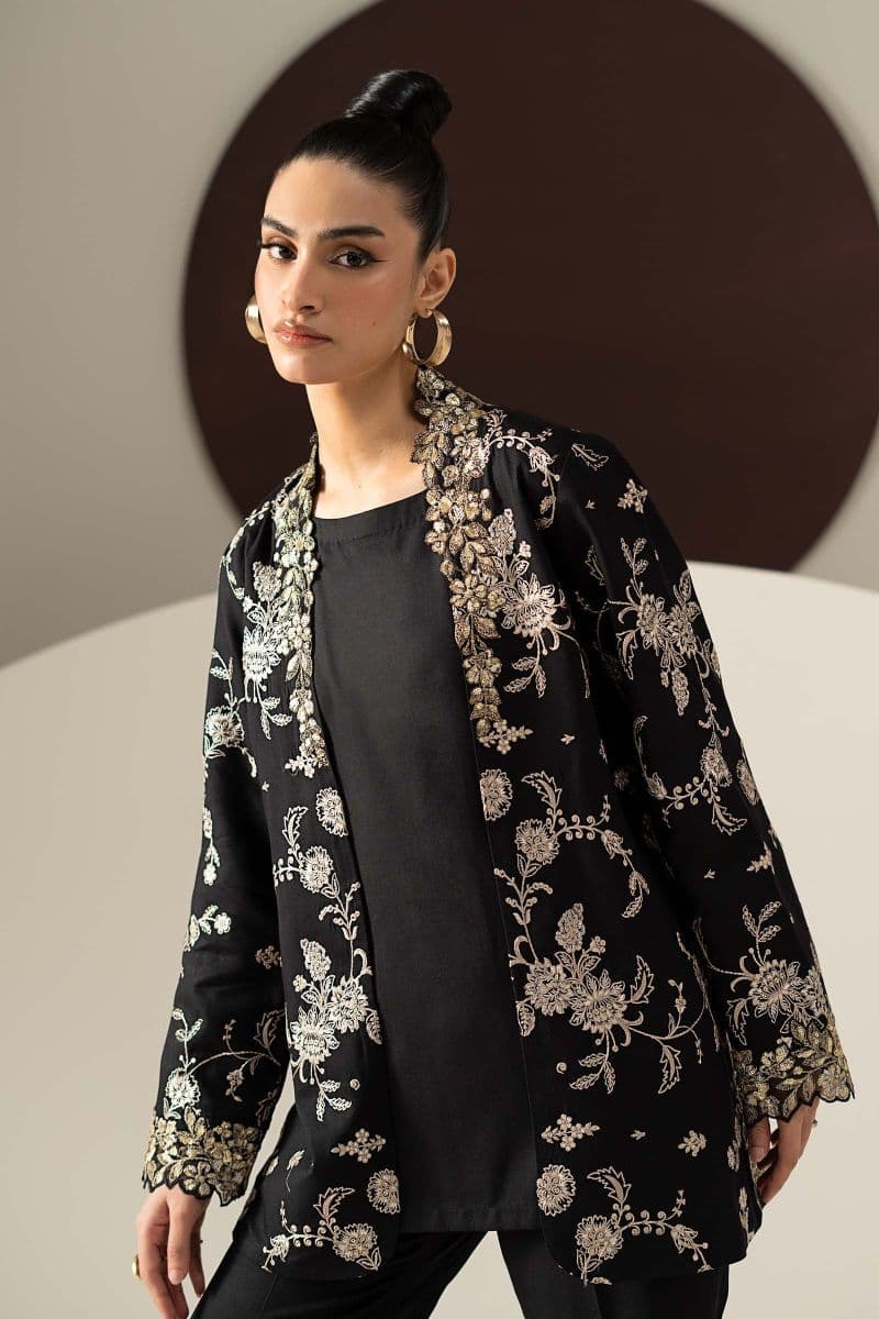 2 Piece Embroidered Linen Suit thumbnail
