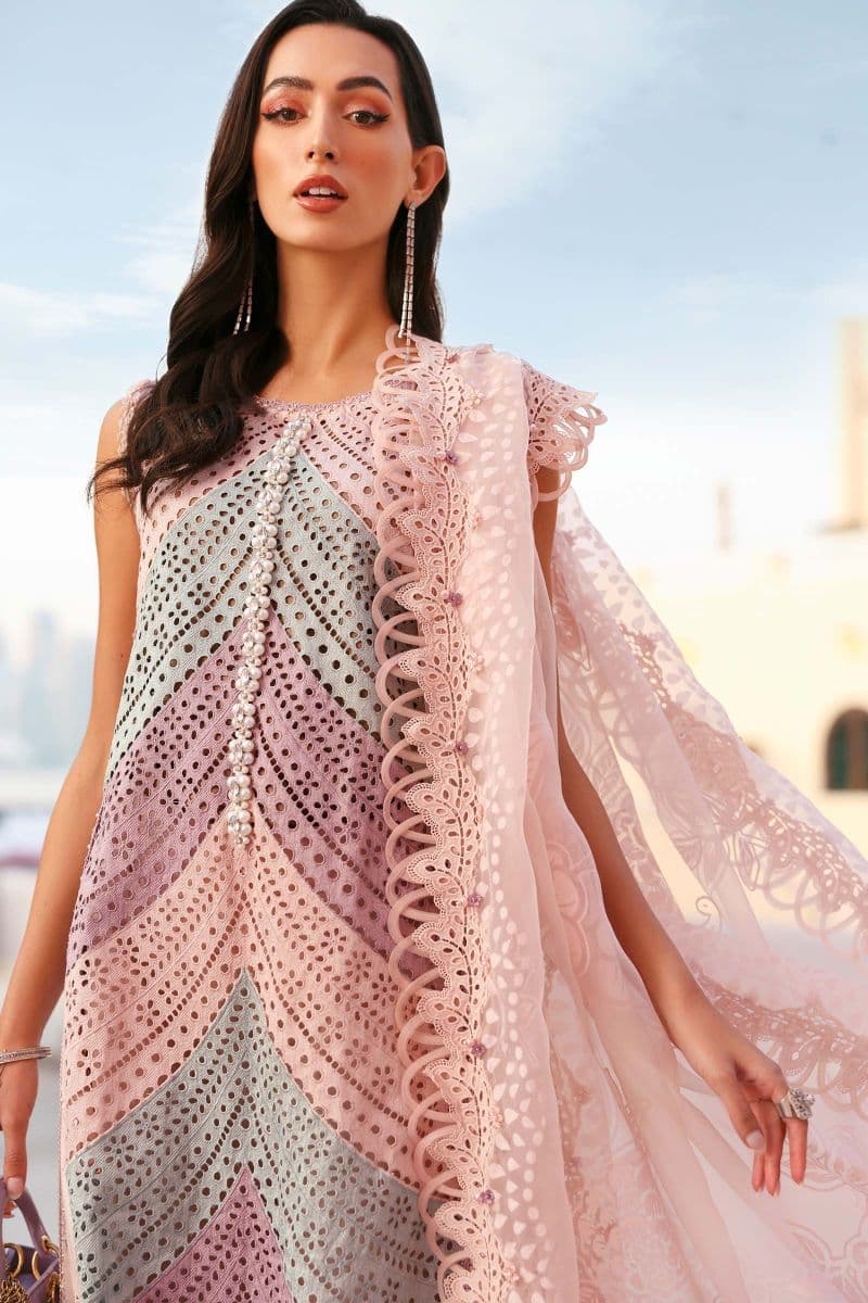 3 Piece Unstitched Embroidered Lawn Suit thumbnail