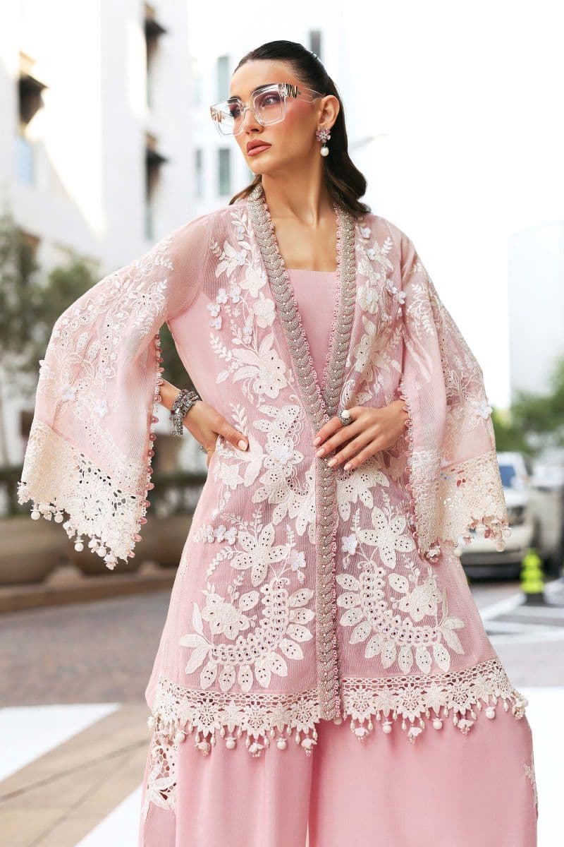 3 Piece Unstitched Embroidered Lawn Karandi Suit thumbnail
