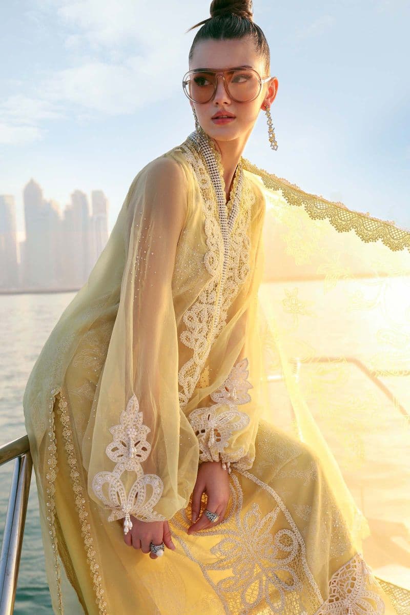 3 Piece Unstitched Embroidered Organza Suit thumbnail