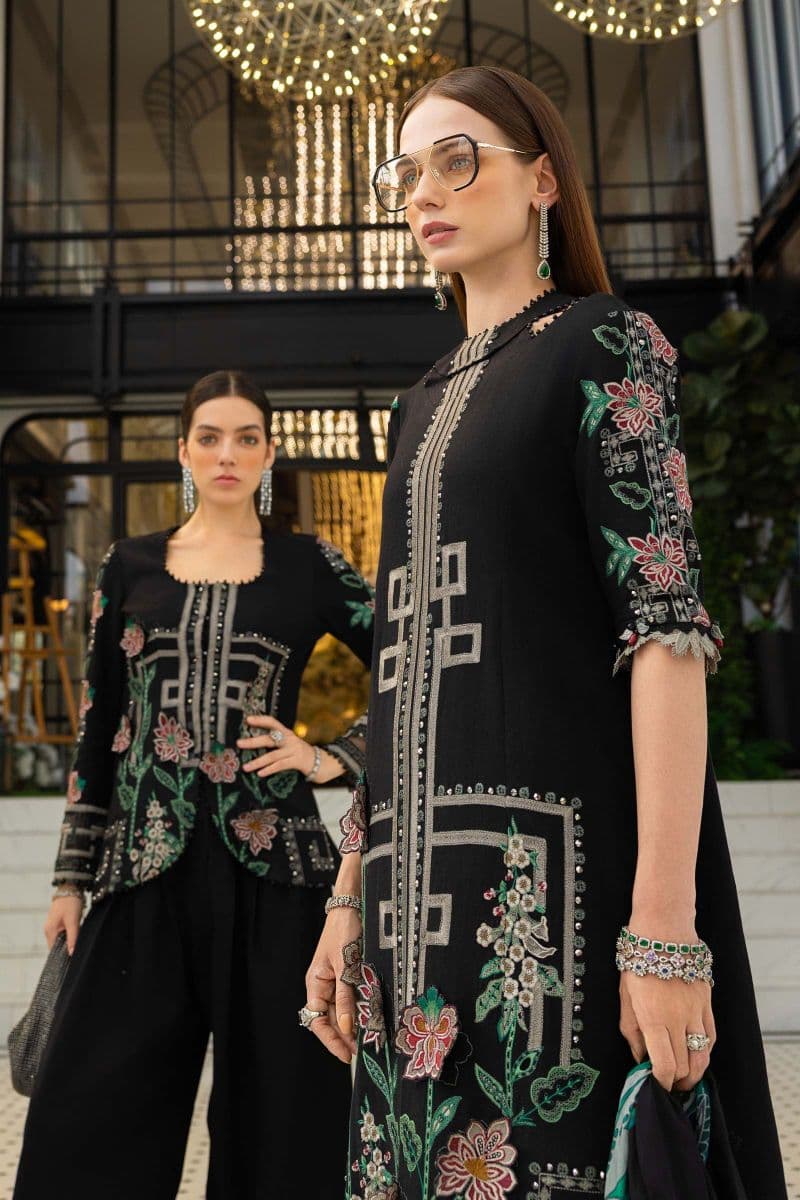 3 Piece Unstitched Embroidered Jacquard Lawn Suit thumbnail