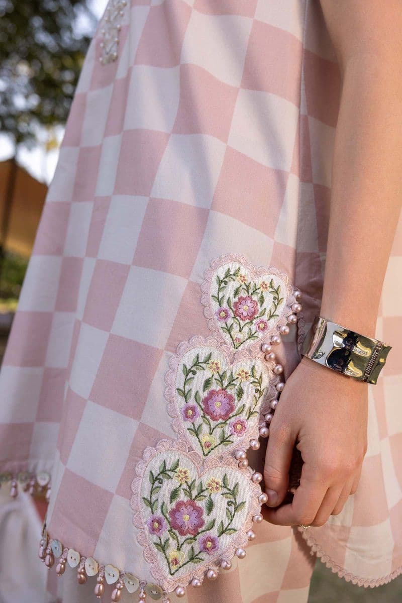 3 Piece Unstitched Embroidered Lawn Suit thumbnail