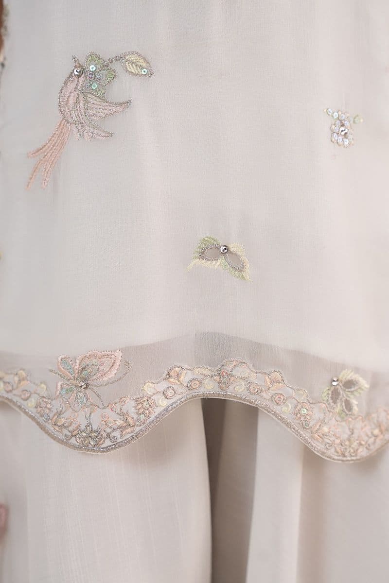 2 Piece Embroidered Chiffon Suit thumbnail