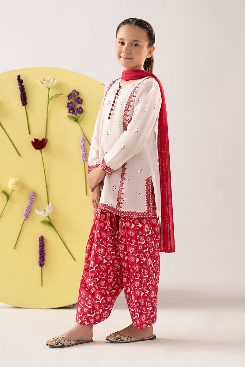 3 Piece Embroidered Lawn Suit thumbnail