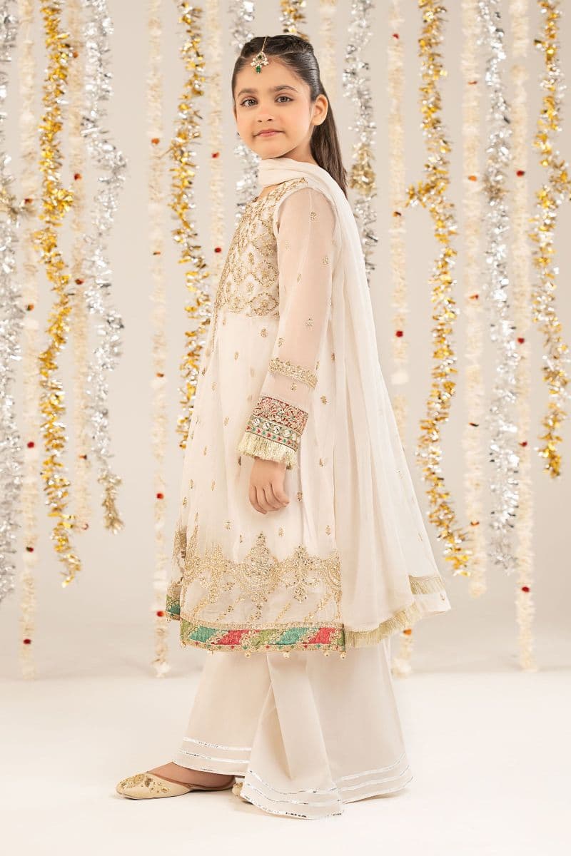 2 Piece Embroidered Organza Suit thumbnail